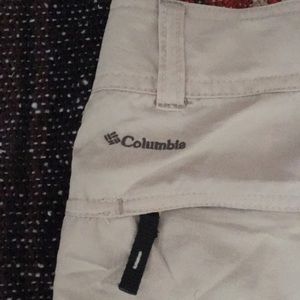 Tan Columbia zip off pants